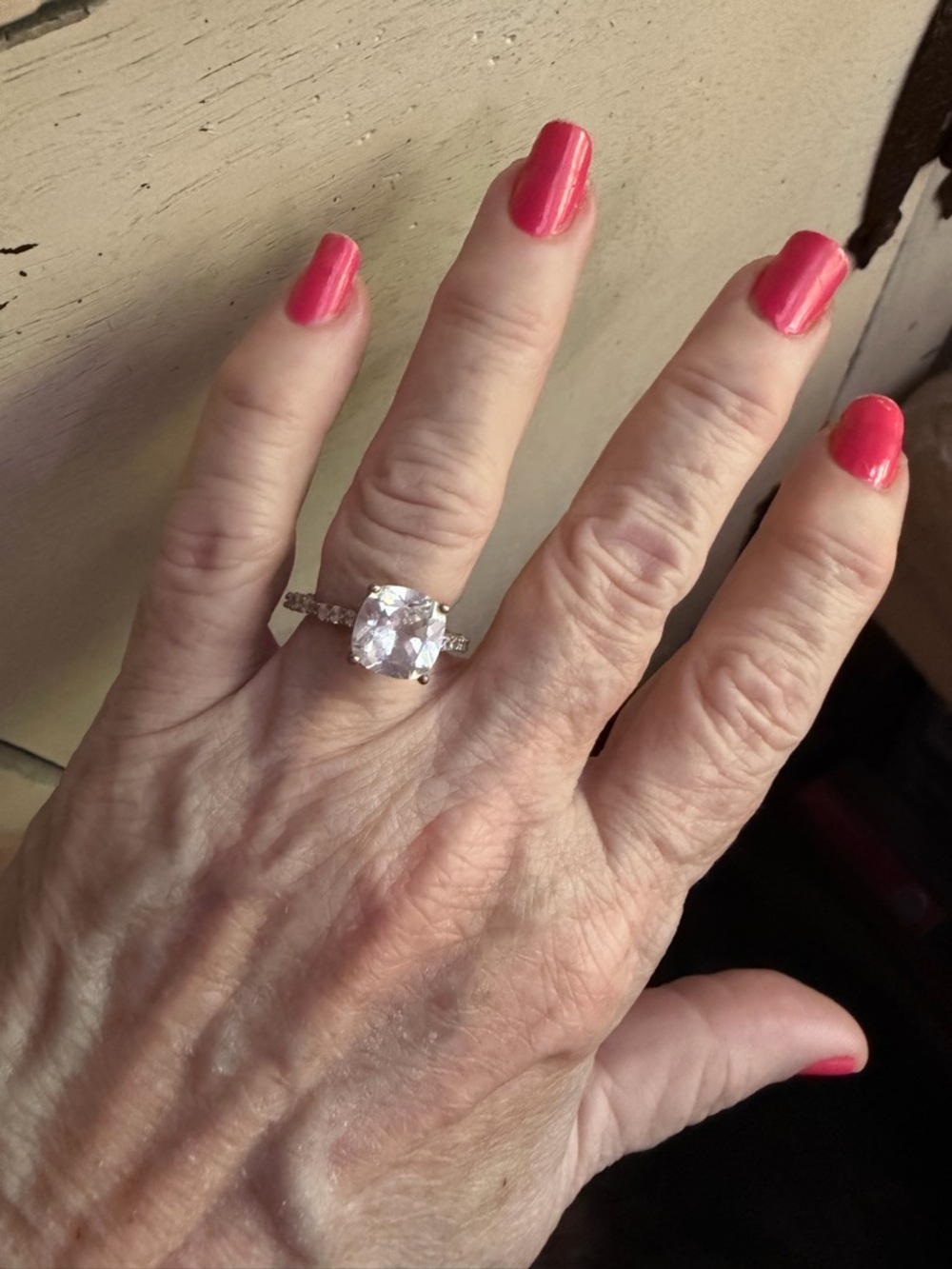 CZ wedding ring